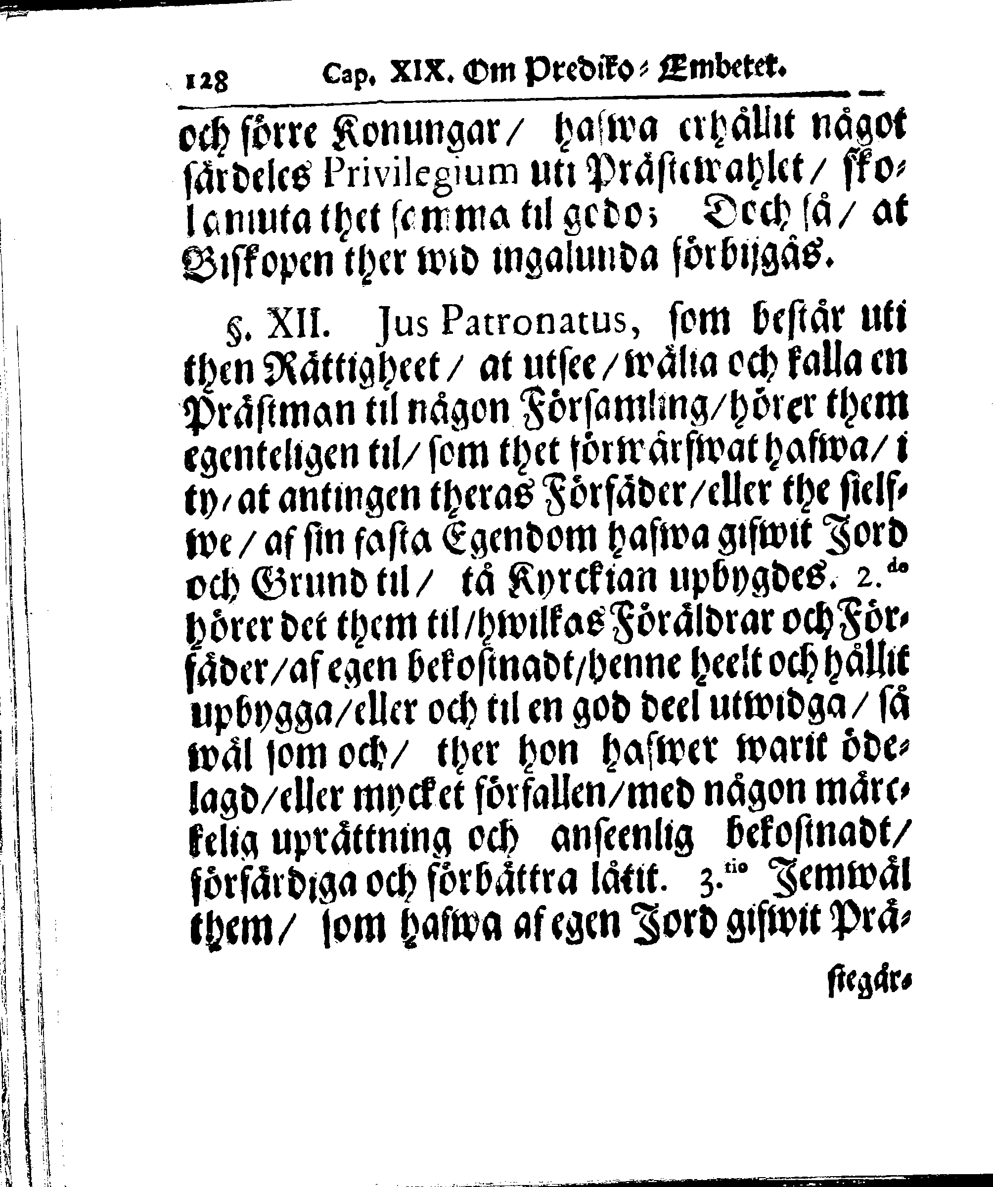 Kyrkio-Lag och Ordning, som then Stormächtigste Konung och Herre, Herr CARL then Elofte, Sweriges, Göthes och Wändes Konung, [etc.] Åhr 1686. hafwer låtit försatta, och Åhr 1687. af Trycket utgå och publicera. Jemte ther til hörige Stadgar