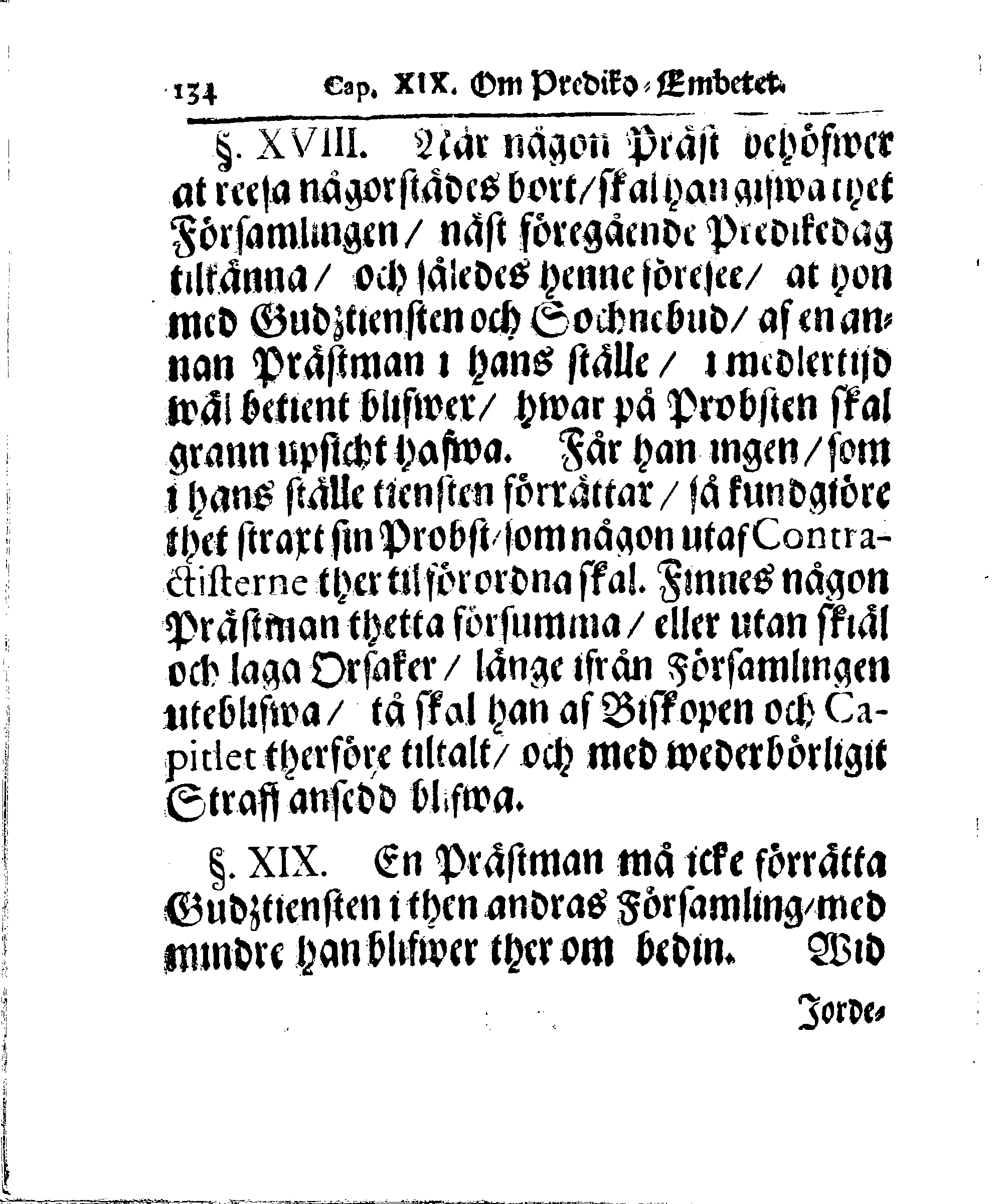 Kyrkio-Lag och Ordning, som then Stormächtigste Konung och Herre, Herr CARL then Elofte, Sweriges, Göthes och Wändes Konung, [etc.] Åhr 1686. hafwer låtit försatta, och Åhr 1687. af Trycket utgå och publicera. Jemte ther til hörige Stadgar