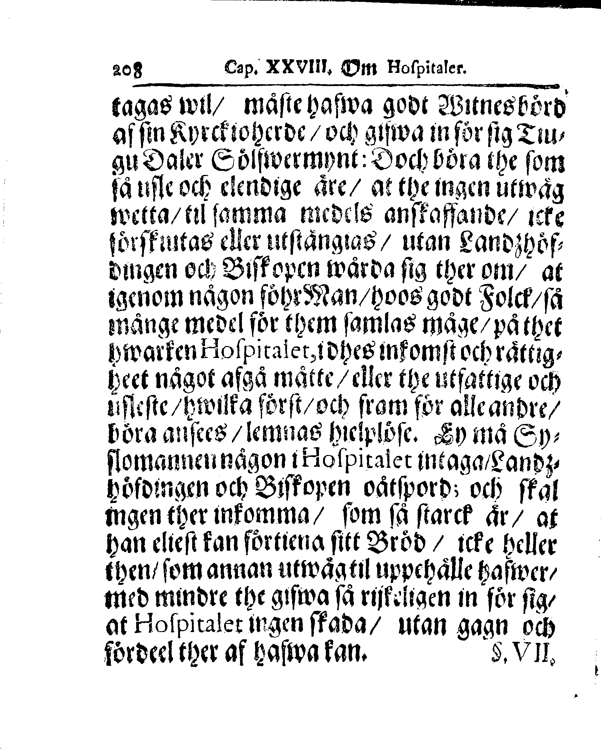 Kyrkio-Lag och Ordning, som then Stormächtigste Konung och Herre, Herr CARL then Elofte, Sweriges, Göthes och Wändes Konung, [etc.] Åhr 1686. hafwer låtit försatta, och Åhr 1687. af Trycket utgå och publicera. Jemte ther til hörige Stadgar