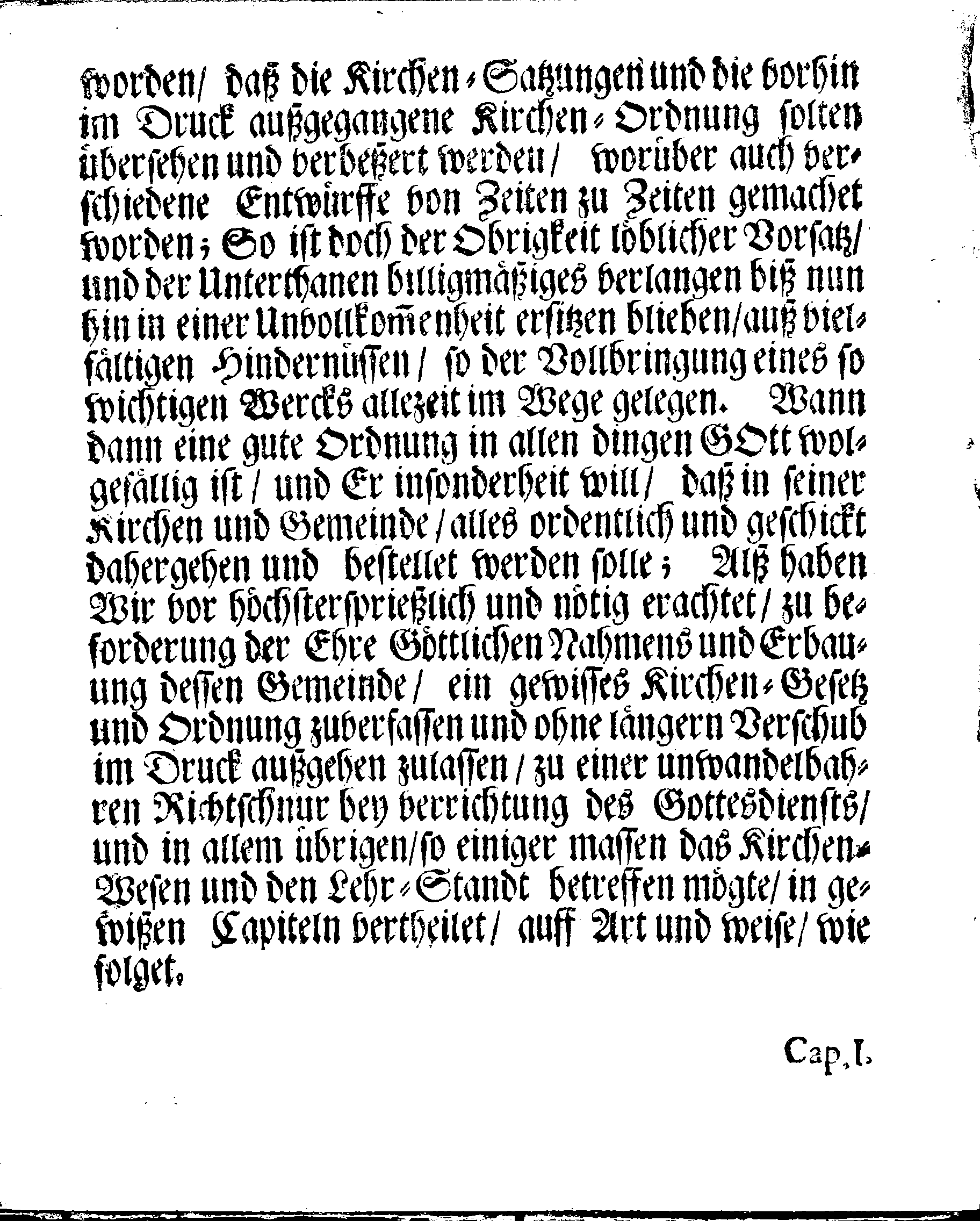 Kirchen-Gesetz und Ordnung, So der Großmächtigste König und Herr, Herr CARL, der Eilffte, Der Schweden, Gothen und Wenden König, [etc.] Im Jahr 1686 hat verfassen und Im Jahr 1687 im Druck außgehen und publiciren lassen. Mit denen dazu gehörigen Verordnungen.