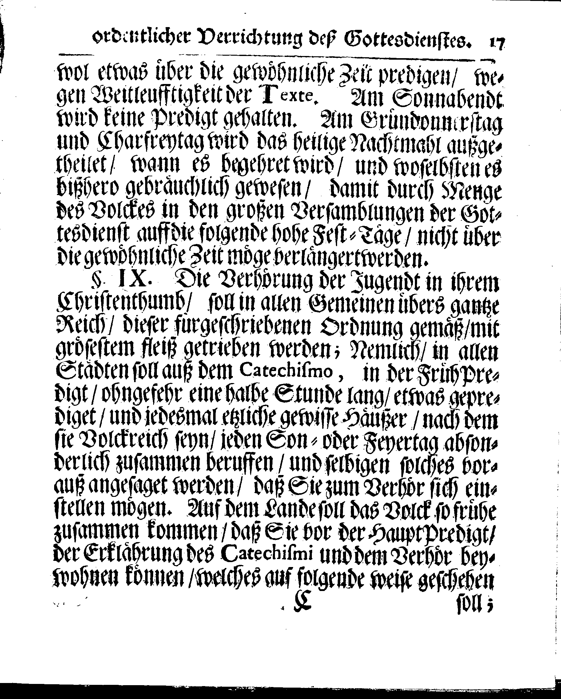 Kirchen-Gesetz und Ordnung, So der Großmächtigste König und Herr, Herr CARL, der Eilffte, Der Schweden, Gothen und Wenden König, [etc.] Im Jahr 1686 hat verfassen und Im Jahr 1687 im Druck außgehen und publiciren lassen. Mit denen dazu gehörigen Verordnungen.