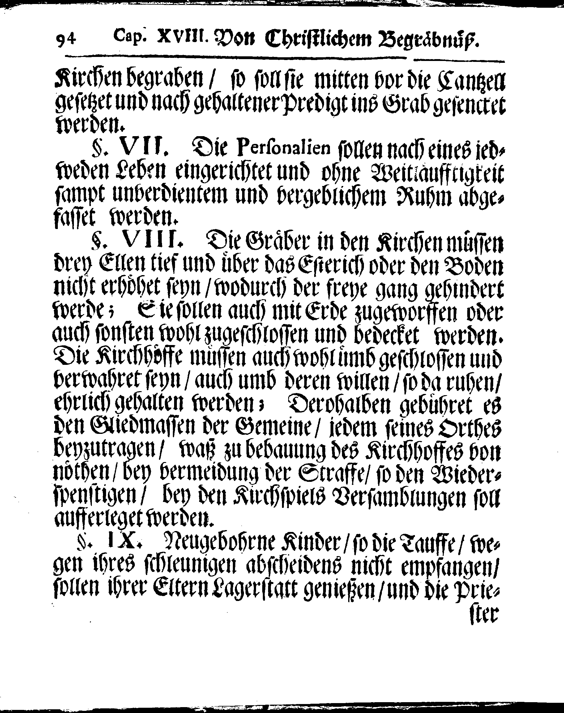 Kirchen-Gesetz und Ordnung, So der Großmächtigste König und Herr, Herr CARL, der Eilffte, Der Schweden, Gothen und Wenden König, [etc.] Im Jahr 1686 hat verfassen und Im Jahr 1687 im Druck außgehen und publiciren lassen. Mit denen dazu gehörigen Verordnungen.