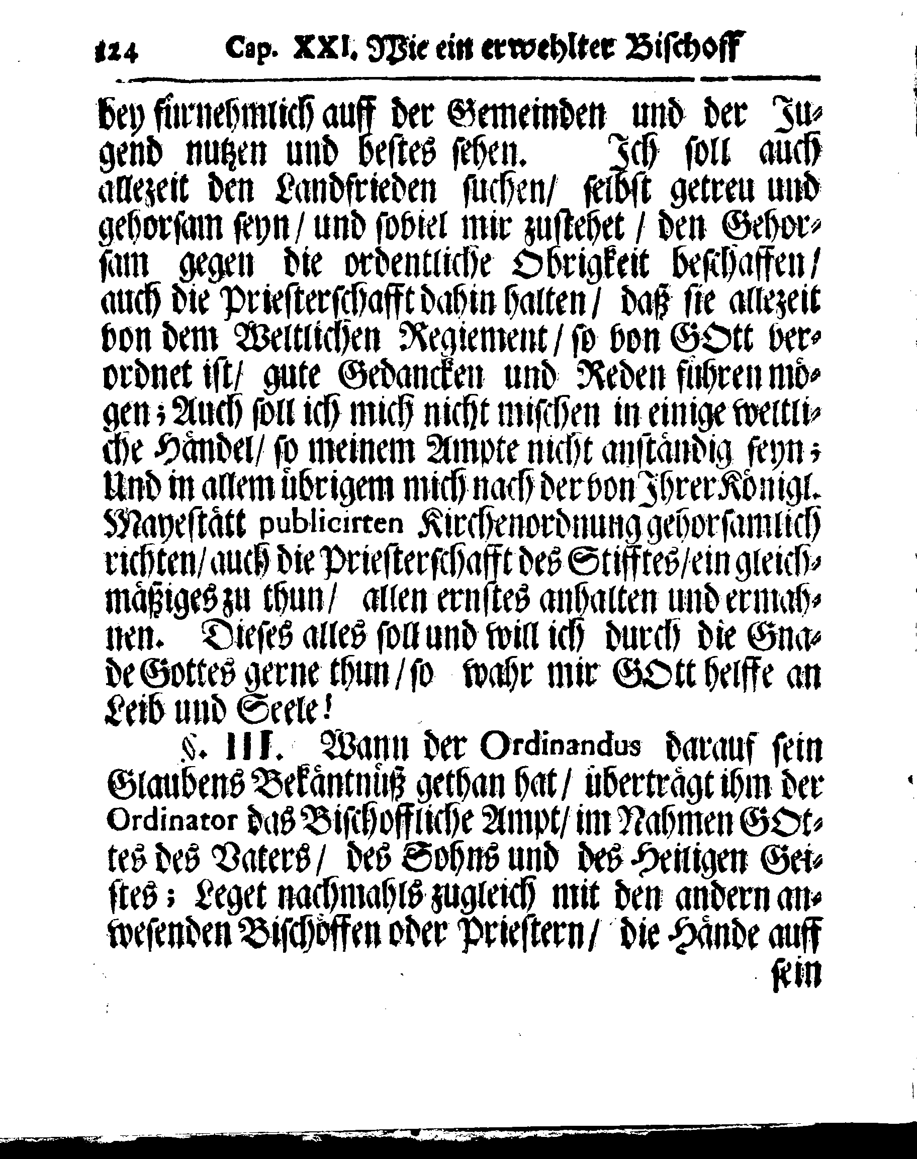 Kirchen-Gesetz und Ordnung, So der Großmächtigste König und Herr, Herr CARL, der Eilffte, Der Schweden, Gothen und Wenden König, [etc.] Im Jahr 1686 hat verfassen und Im Jahr 1687 im Druck außgehen und publiciren lassen. Mit denen dazu gehörigen Verordnungen.