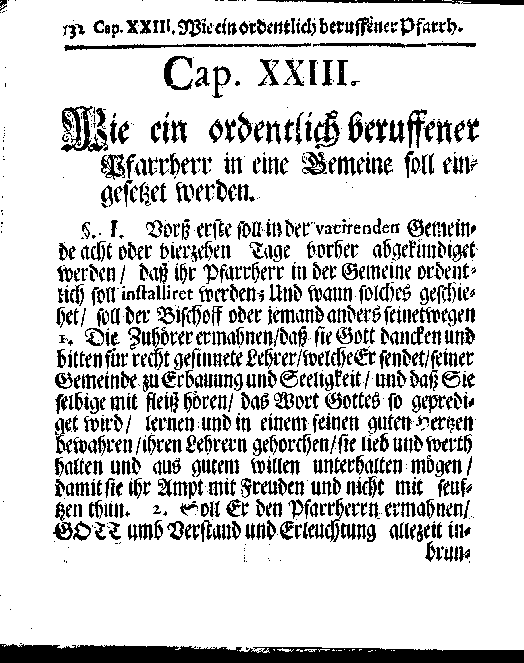 Kirchen-Gesetz und Ordnung, So der Großmächtigste König und Herr, Herr CARL, der Eilffte, Der Schweden, Gothen und Wenden König, [etc.] Im Jahr 1686 hat verfassen und Im Jahr 1687 im Druck außgehen und publiciren lassen. Mit denen dazu gehörigen Verordnungen.