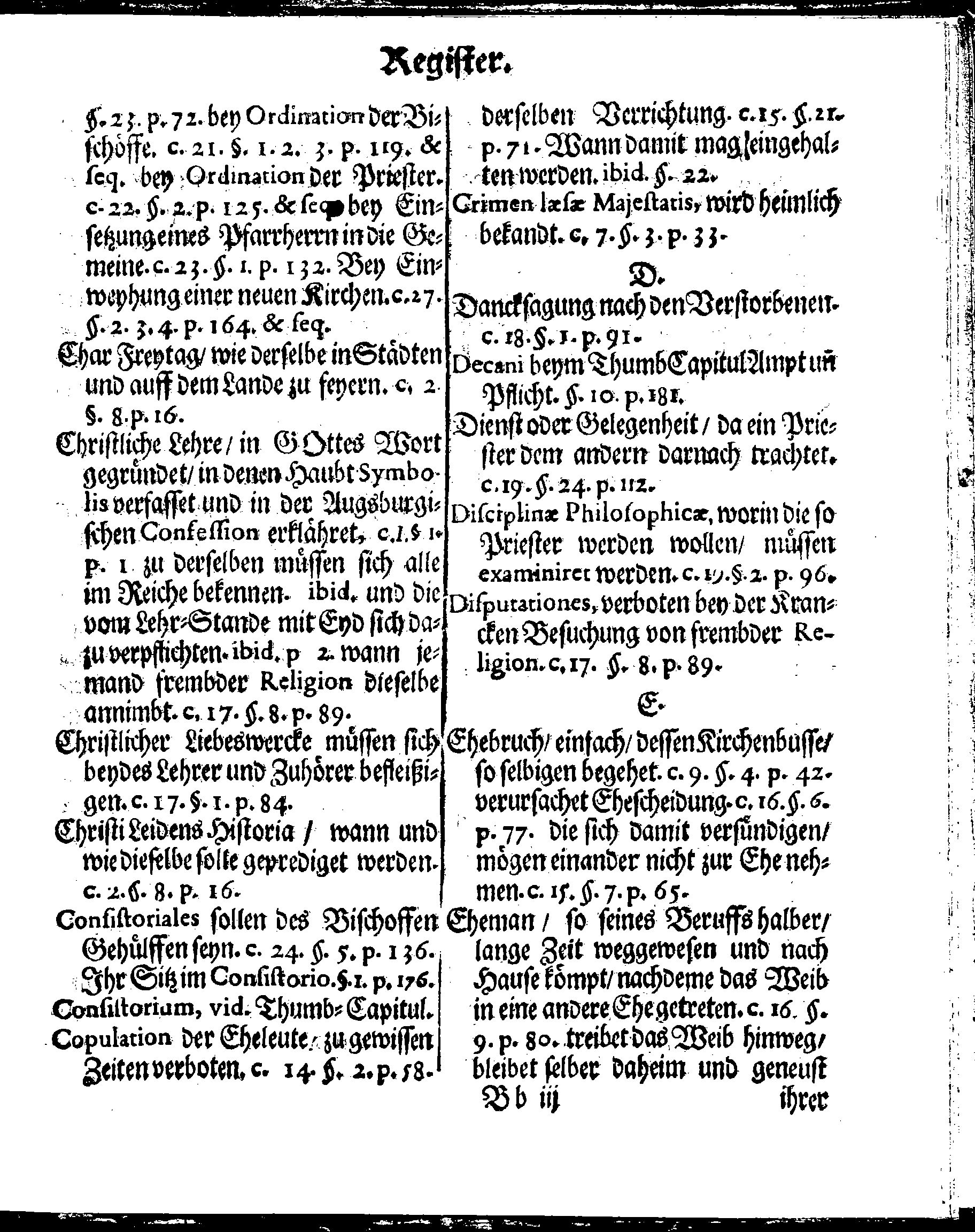 Kirchen-Gesetz und Ordnung, So der Großmächtigste König und Herr, Herr CARL, der Eilffte, Der Schweden, Gothen und Wenden König, [etc.] Im Jahr 1686 hat verfassen und Im Jahr 1687 im Druck außgehen und publiciren lassen. Mit denen dazu gehörigen Verordnungen.