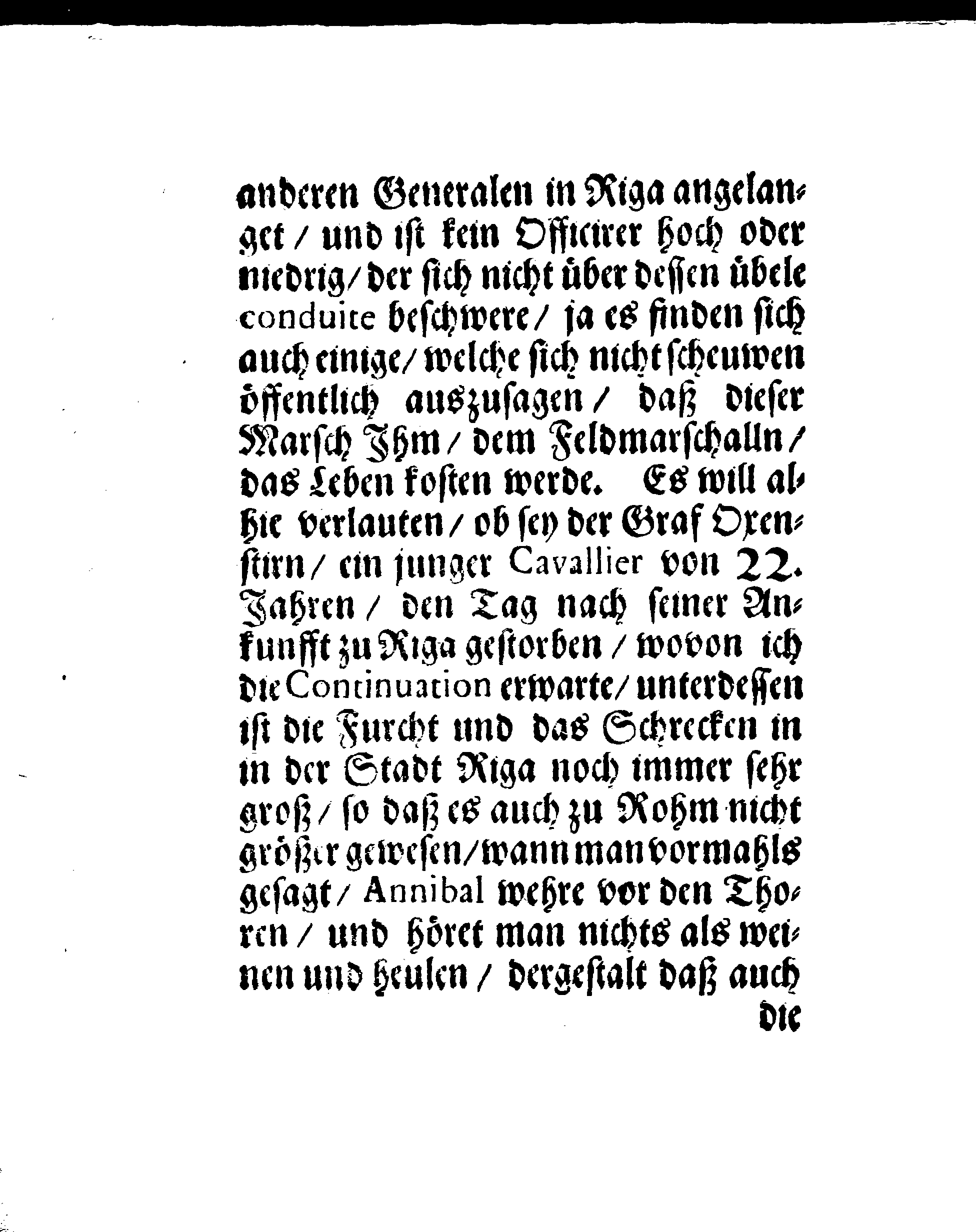 Mitau am 14. Februarii. Anno 1679.