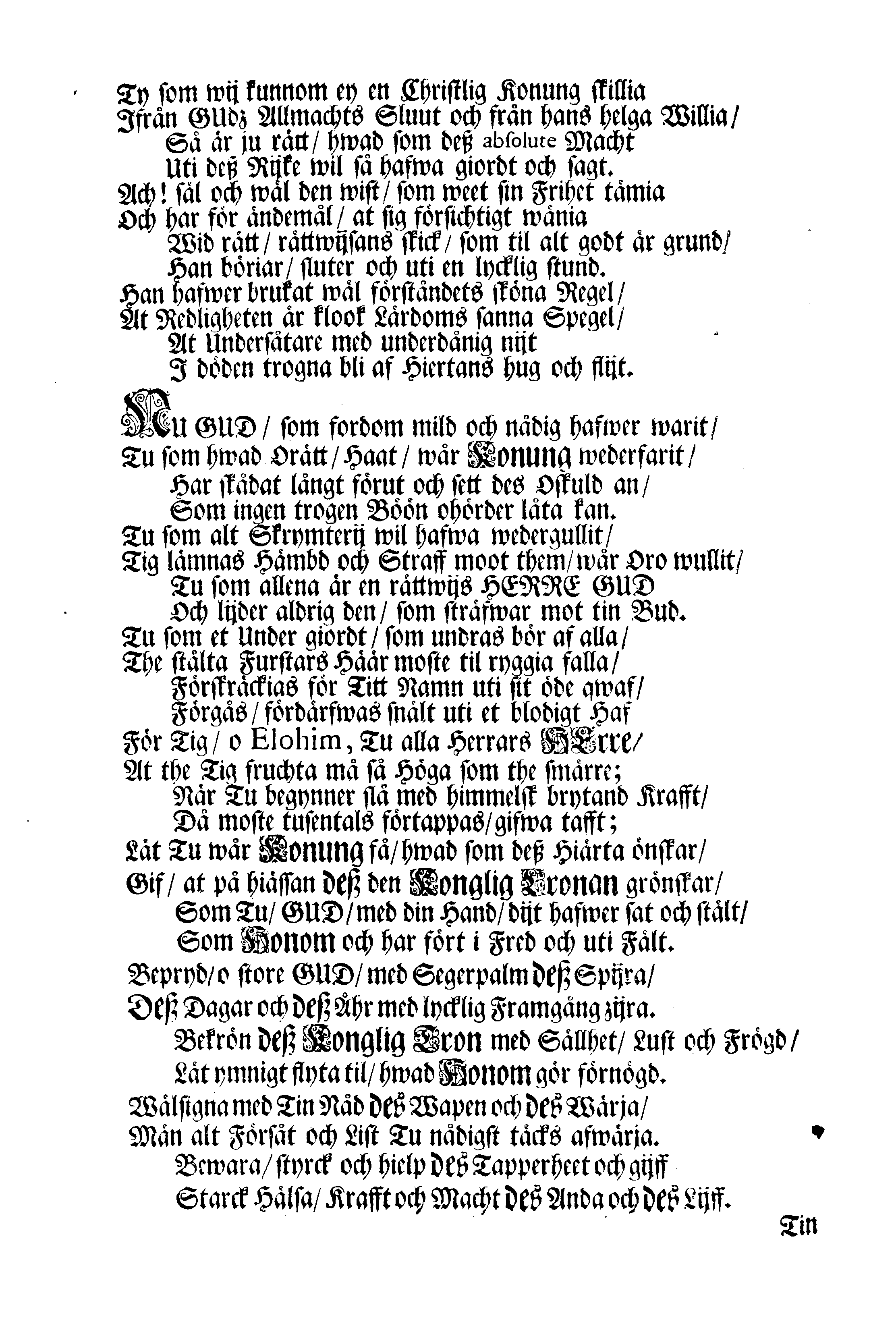 Krigs-Skalder och Lyckönskan öfwer Den Stormächtigste Konungs och Herres, Konung CARL den XII:tes, Sweriges, Göthes och Wändes &c. &c. &c. Allernådigste Konungs Ärhåldne stora och oförlijknelige Seger emot des trolösa Fiender å den lijfländska Sijdan. Med troplichtigste devotion författade af Hans Kongl. May:tz Allerunderdånigste Tiänare och Undersate Lars Stiärneld. På Tacksäyelse Dagen den 5. Febr. 1701.