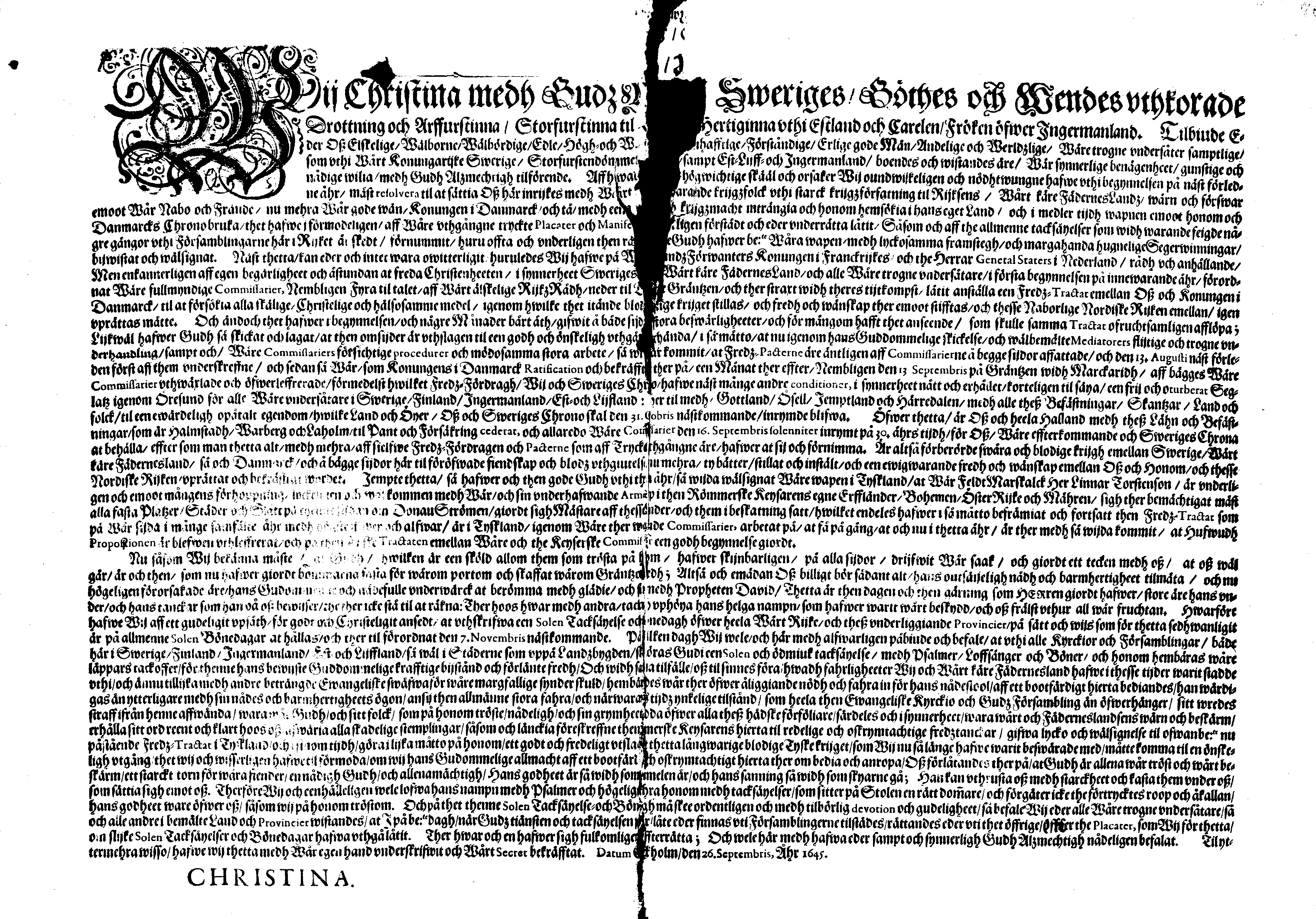 [Kuninganna Kristiina korraldus]