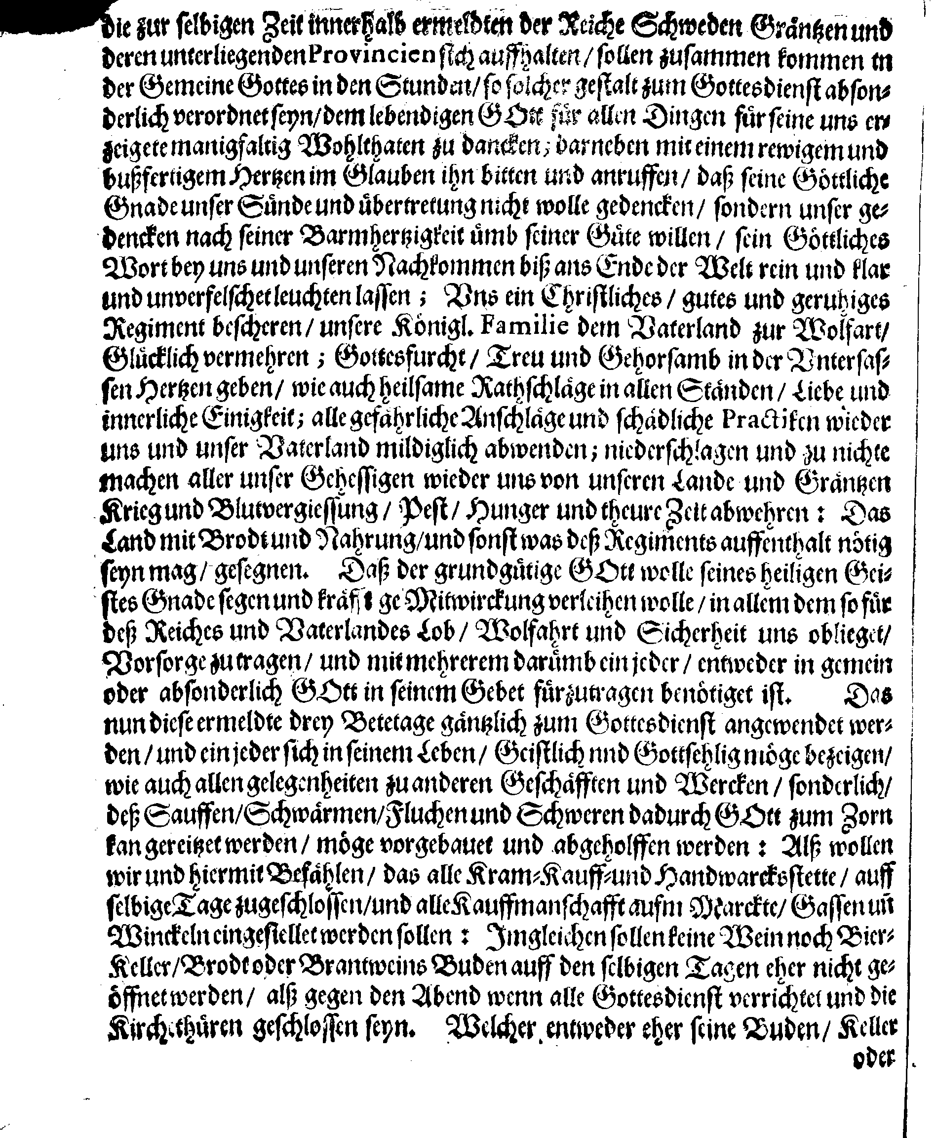 [Kuningas Karl X Gustavi korraldus]