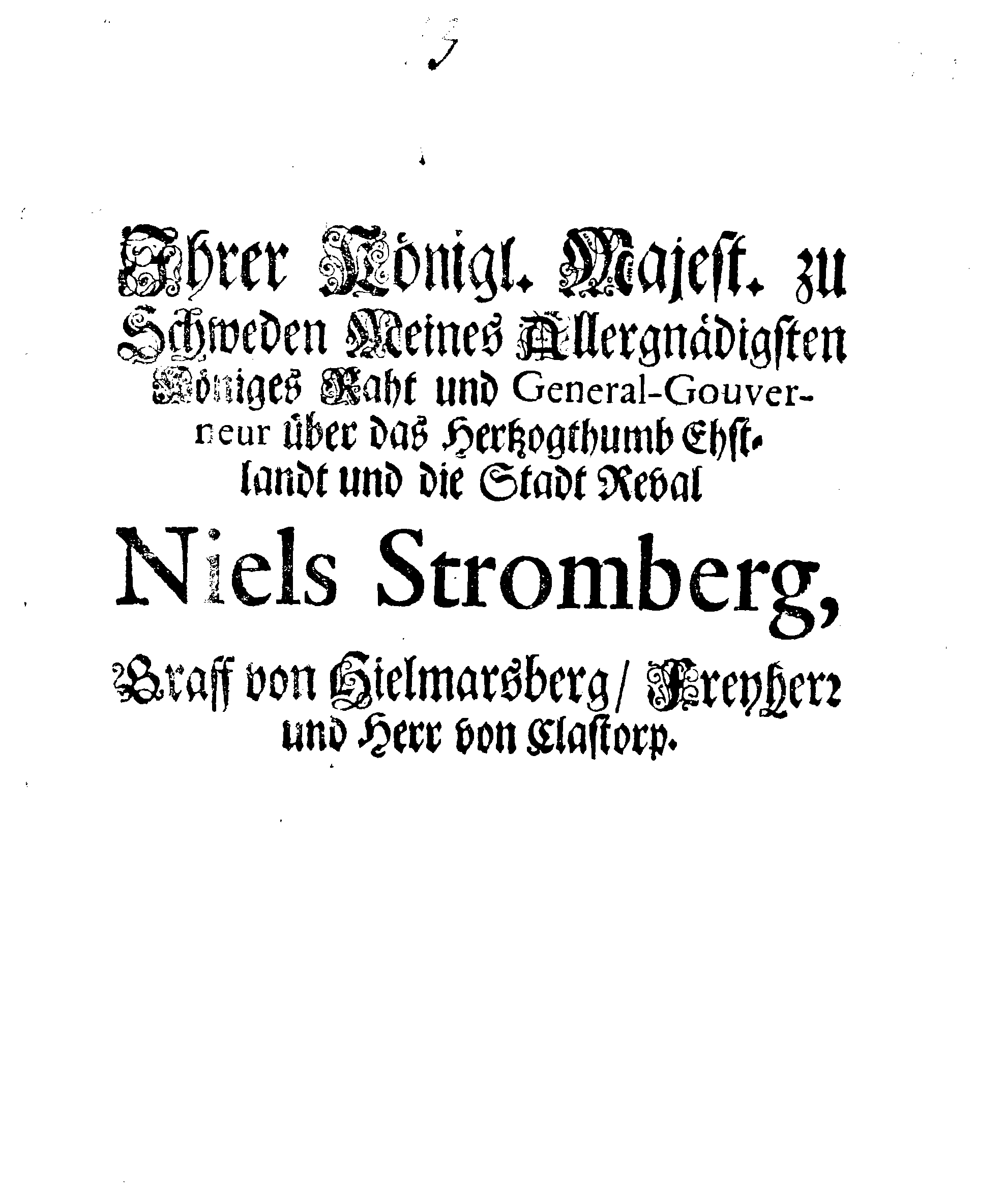 [Nils Strombergi korraldus]
