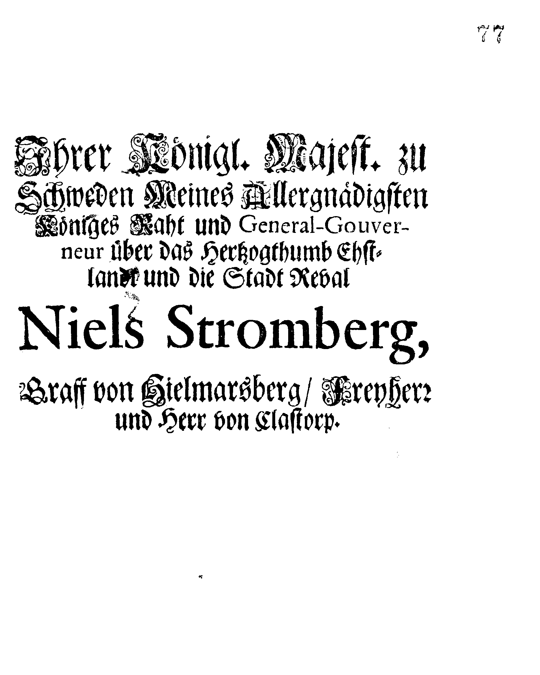 [Nils Strombergi korraldus]