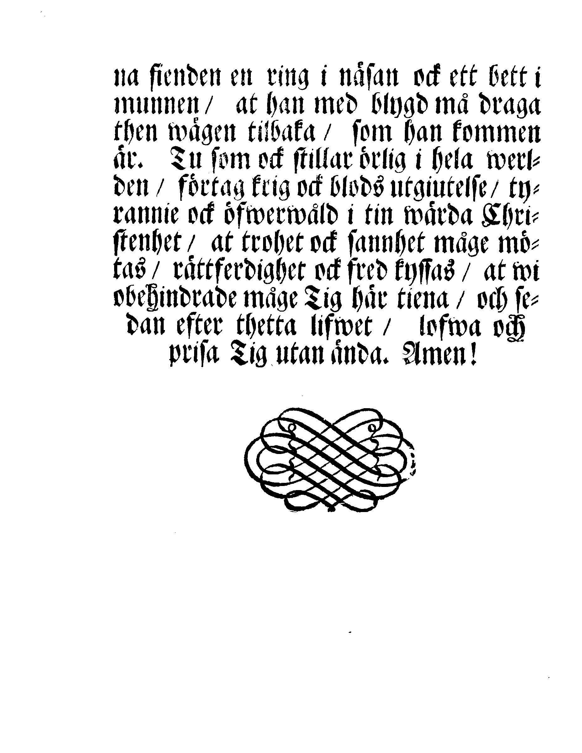 BÖN Wid påstående Kriegstider