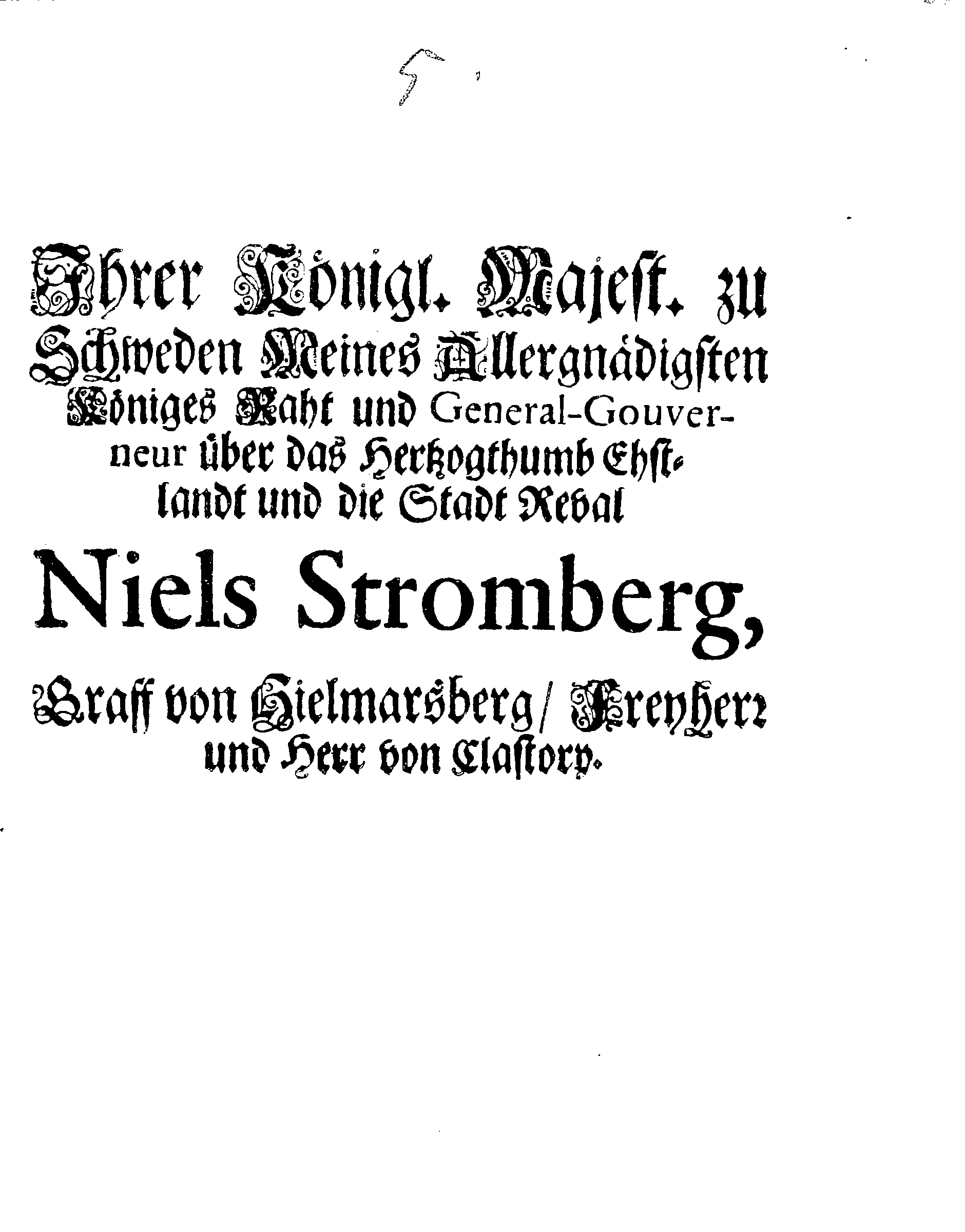 [Nils Strombergi korraldus]
