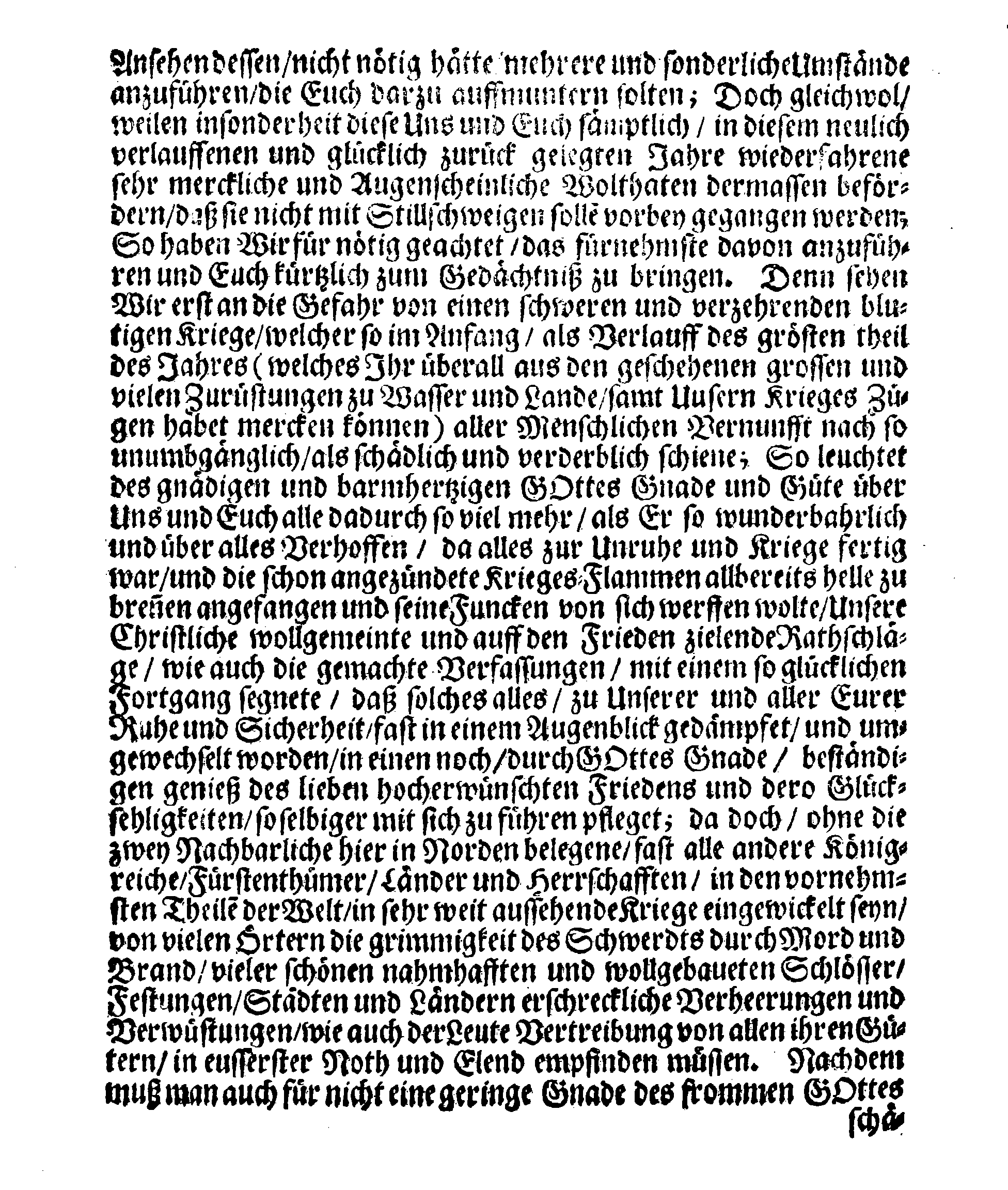 Ihrer Königl. Majest. PLACAT, Wegen Der vier allgemeinen Solennen, Danck-Fast-Buss- und Bet-Tagen, so im gegenwärtigen Jahr 1690. durch das gantze Reich Schweden, und die darunter liegende Provincien, wie auch das Gross-Fürstenthum Finland, sampt Ehst-Lieff- und Ingermanland sollen gehalten und gefeyret werden