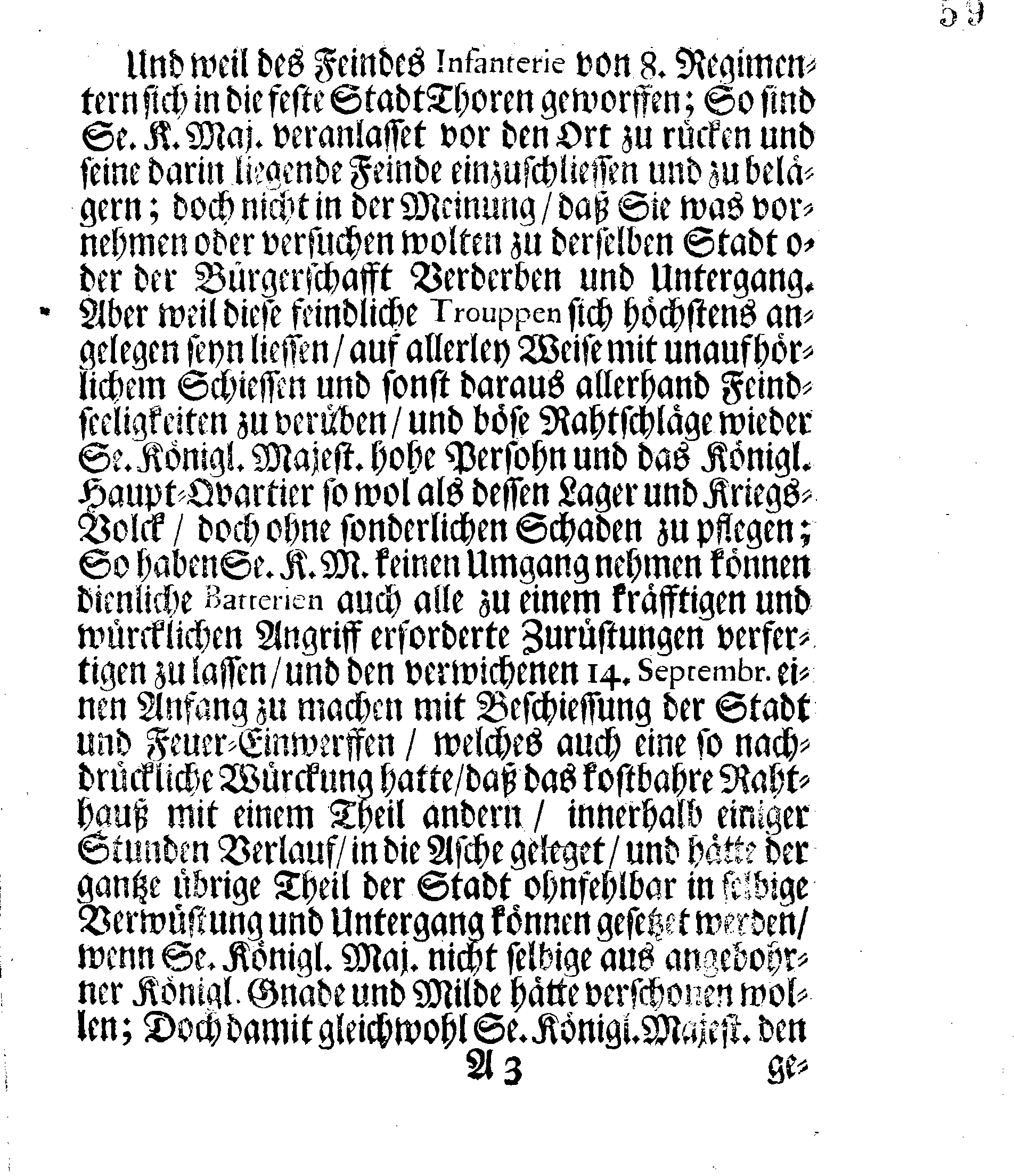 Danck-Schrifft über Ir. Königl. Majest. Rechtmäßige und tapfere Waffen glücklichen Fortgang, womit GOTT dem Allerhöchsten gefallen dieselbe in dem nechstverflossenen Feld-Zuge zu beglücken und zu bekröhnen, wieder Den König von Pohlen und dessen Krieges-Volck, Durch das sieghaffte Treffen bey Pultousk den 21. Aprilis, Und Eroberung der Stadt Thorn den verwichenen 4. Octobris sowohl als sonst. Nach Ir. Königl. Majest. Gnädigsten Befehl, Verlesen in allen Versammlungen in dessen gantzen Reiche Schweden, Groß-Fürstenthum Finnland und denen darunter liegenden Hertzogthümern, Ländern und Herrschafften, den 12. Februarii im Jahr 1704