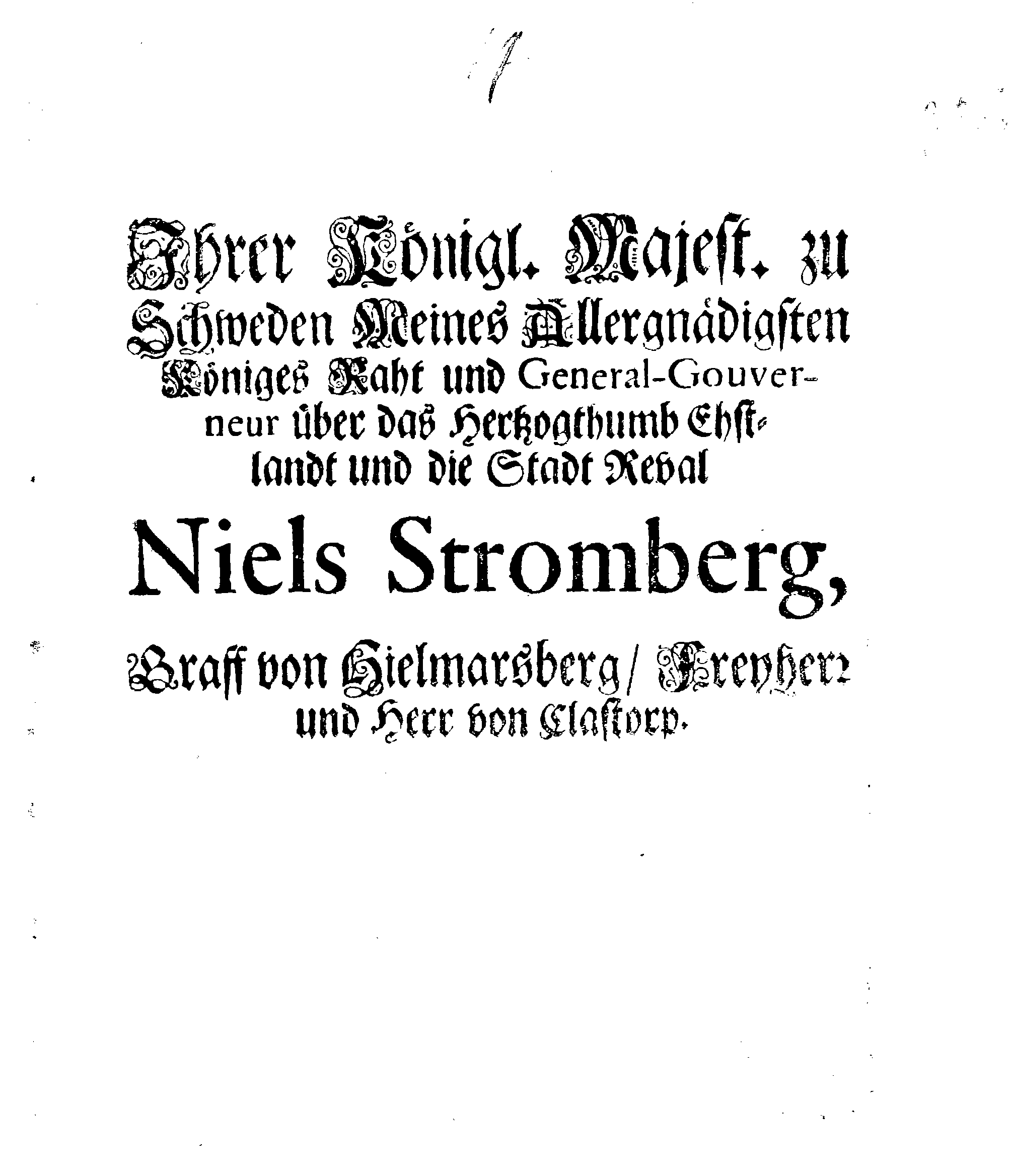[Nils Strombergi korraldus]