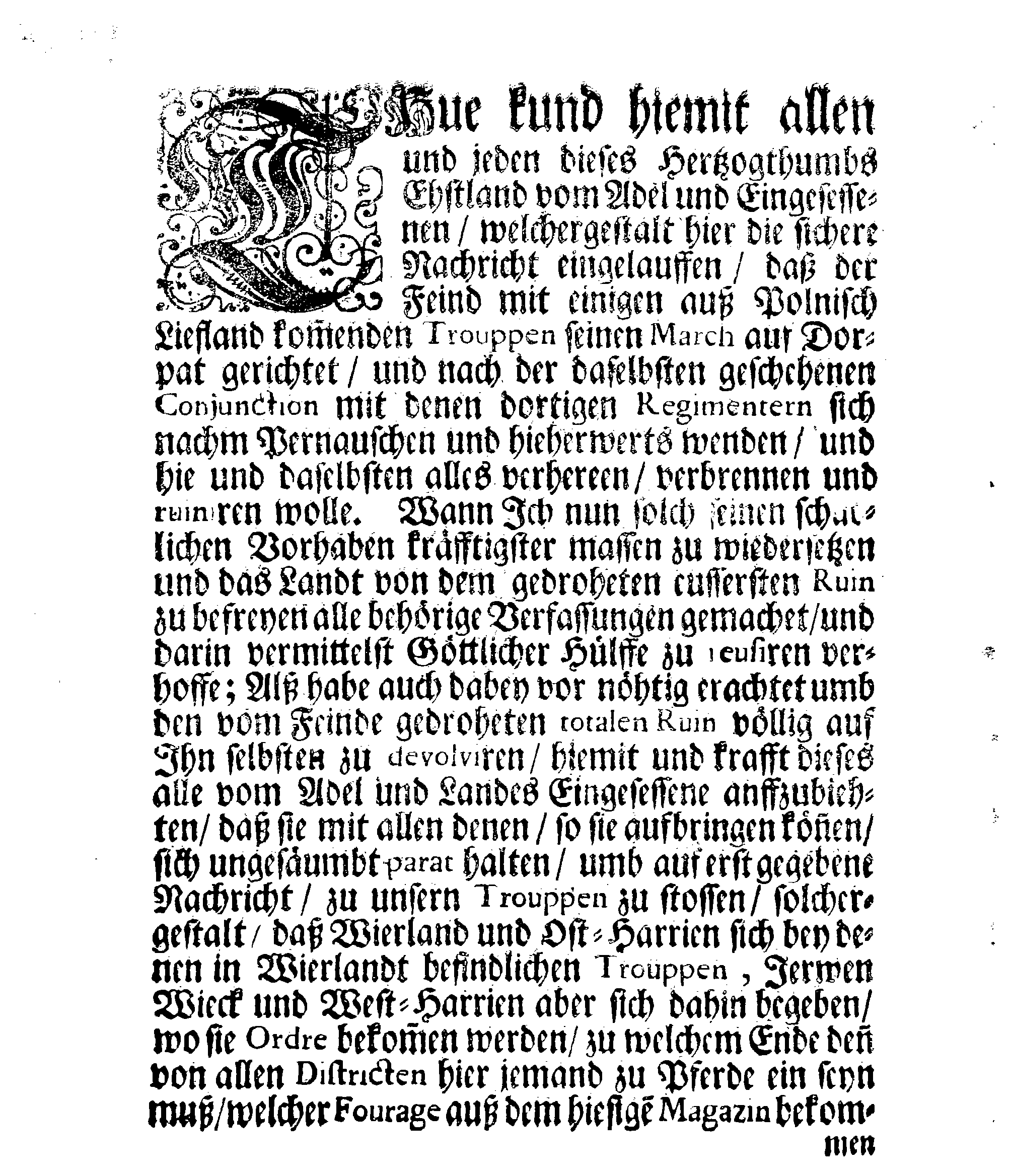 [Nils Strombergi korraldus]