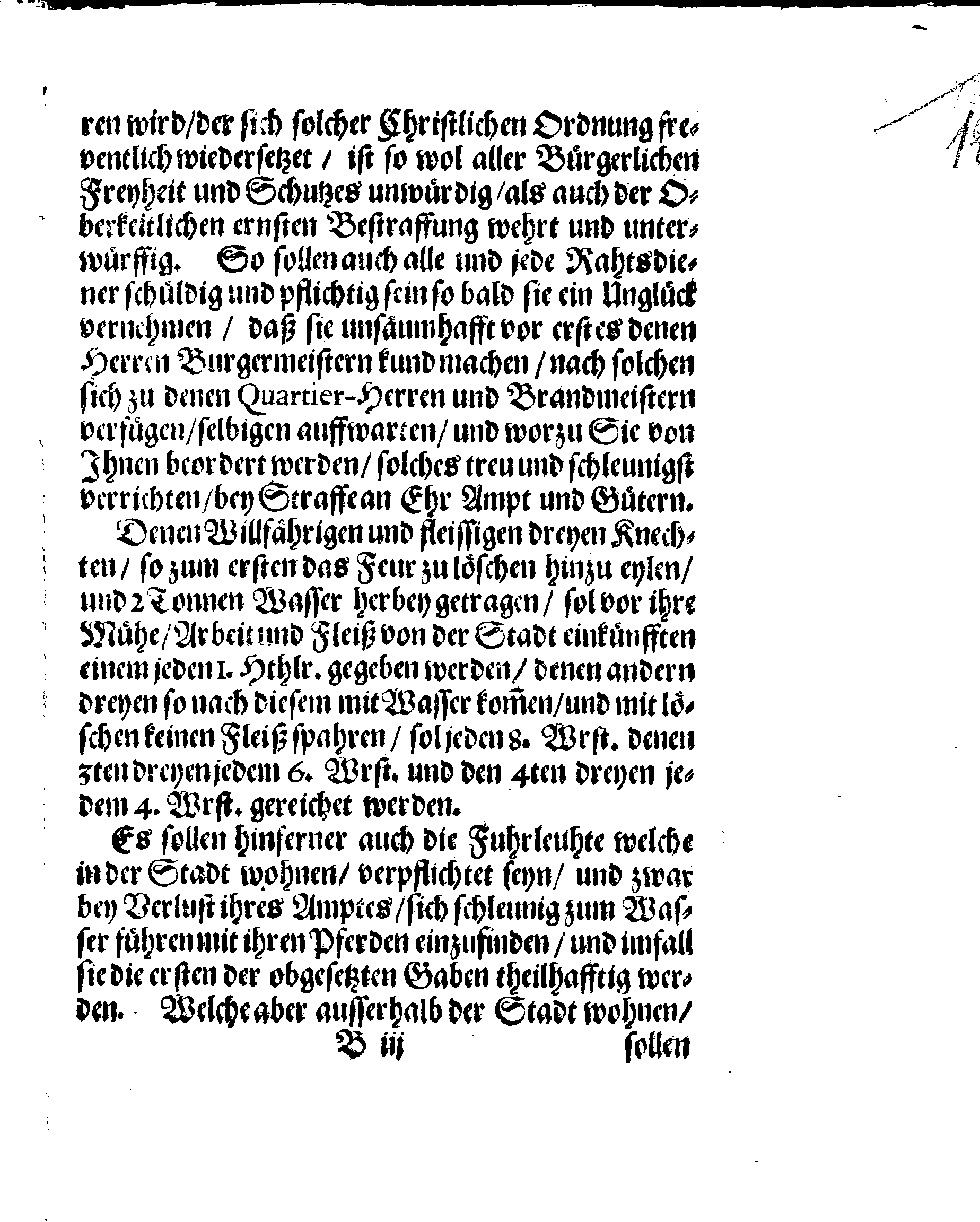 Der Königlichen Stadt REVAL Feur-Ordnung