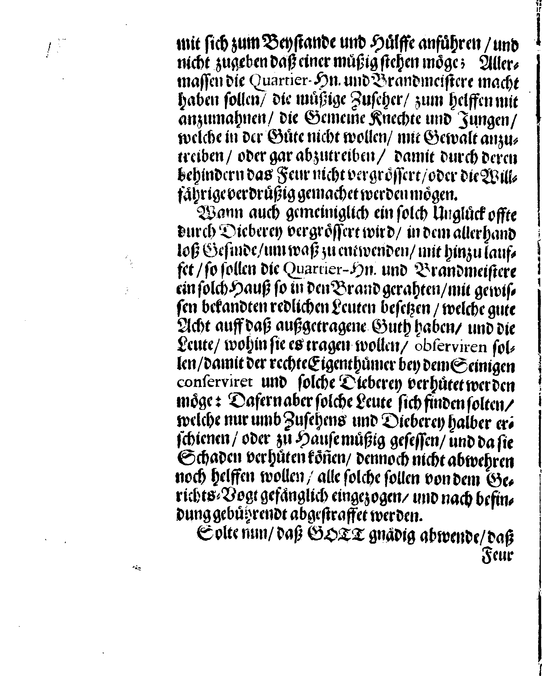 Der Königlichen Stadt REVAL Feur-Ordnung