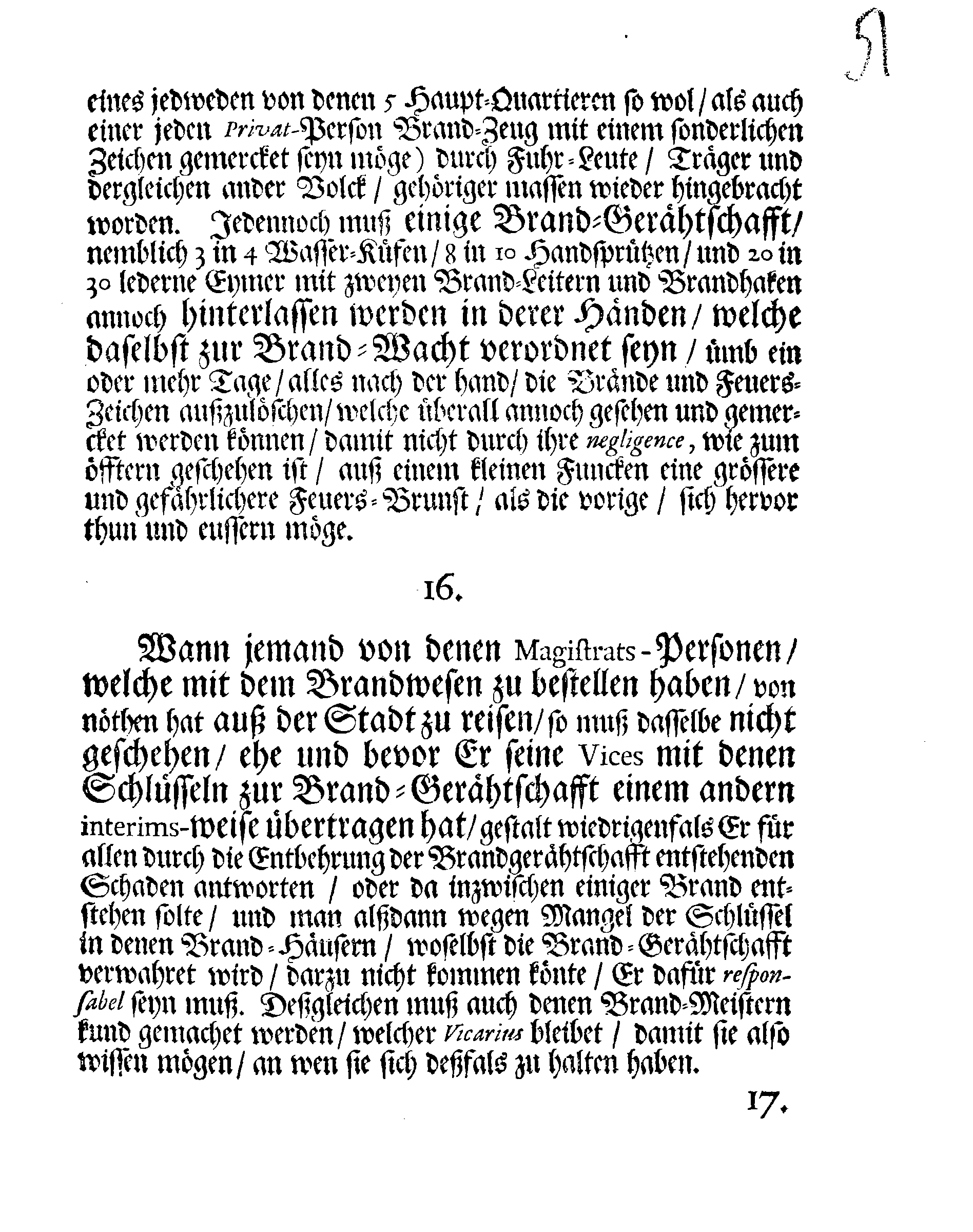 Der Stadt NARVA Brand-Ordnung, Nach welcher sich E:Edler und Löbl: MAGISTRAT hieselbst, wie auch andere mehr, welchen dieses angehet, bey solcher Begebenheit zu reguliren und zu richten haben