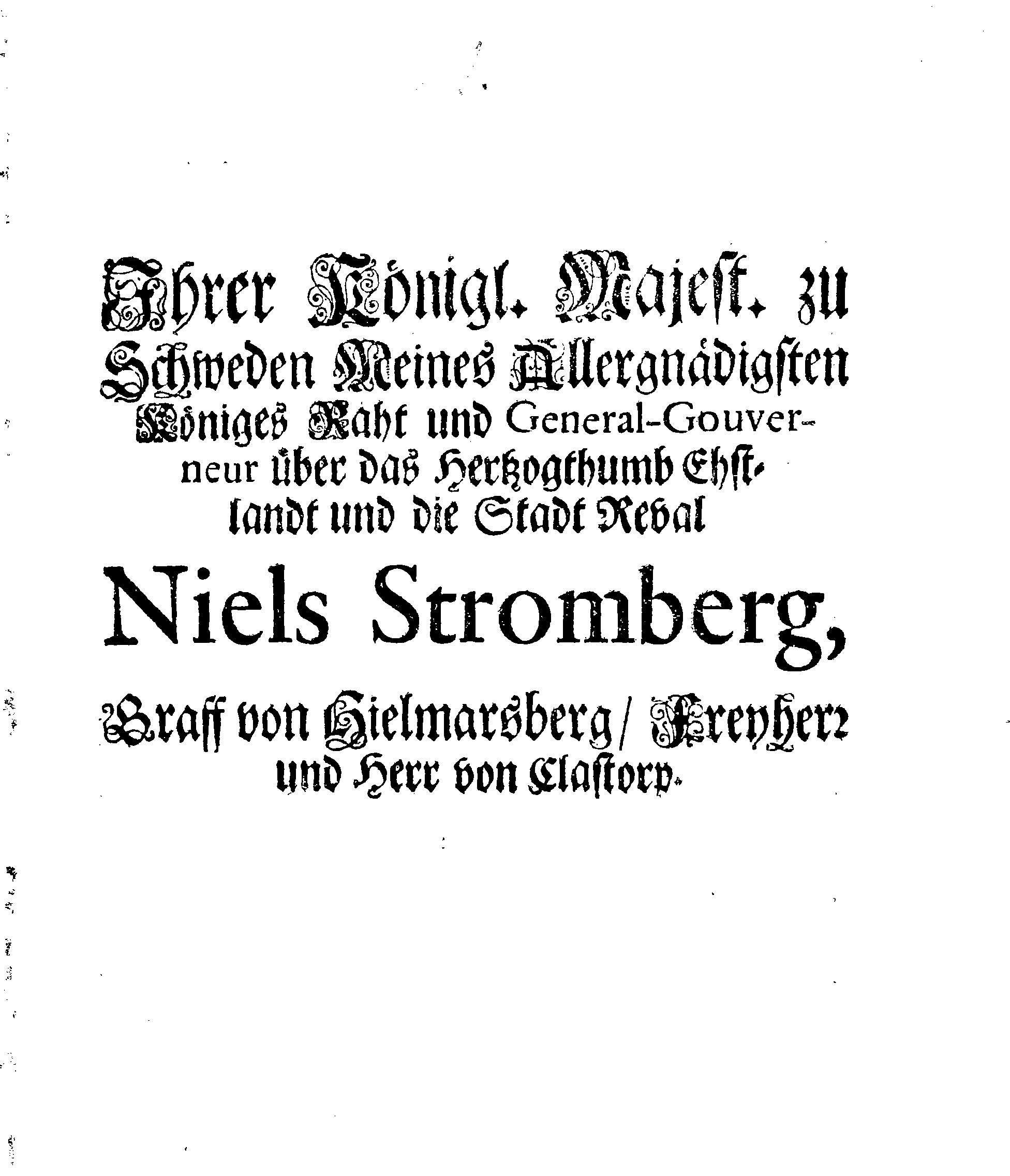 [Nils Strombergi korraldus]