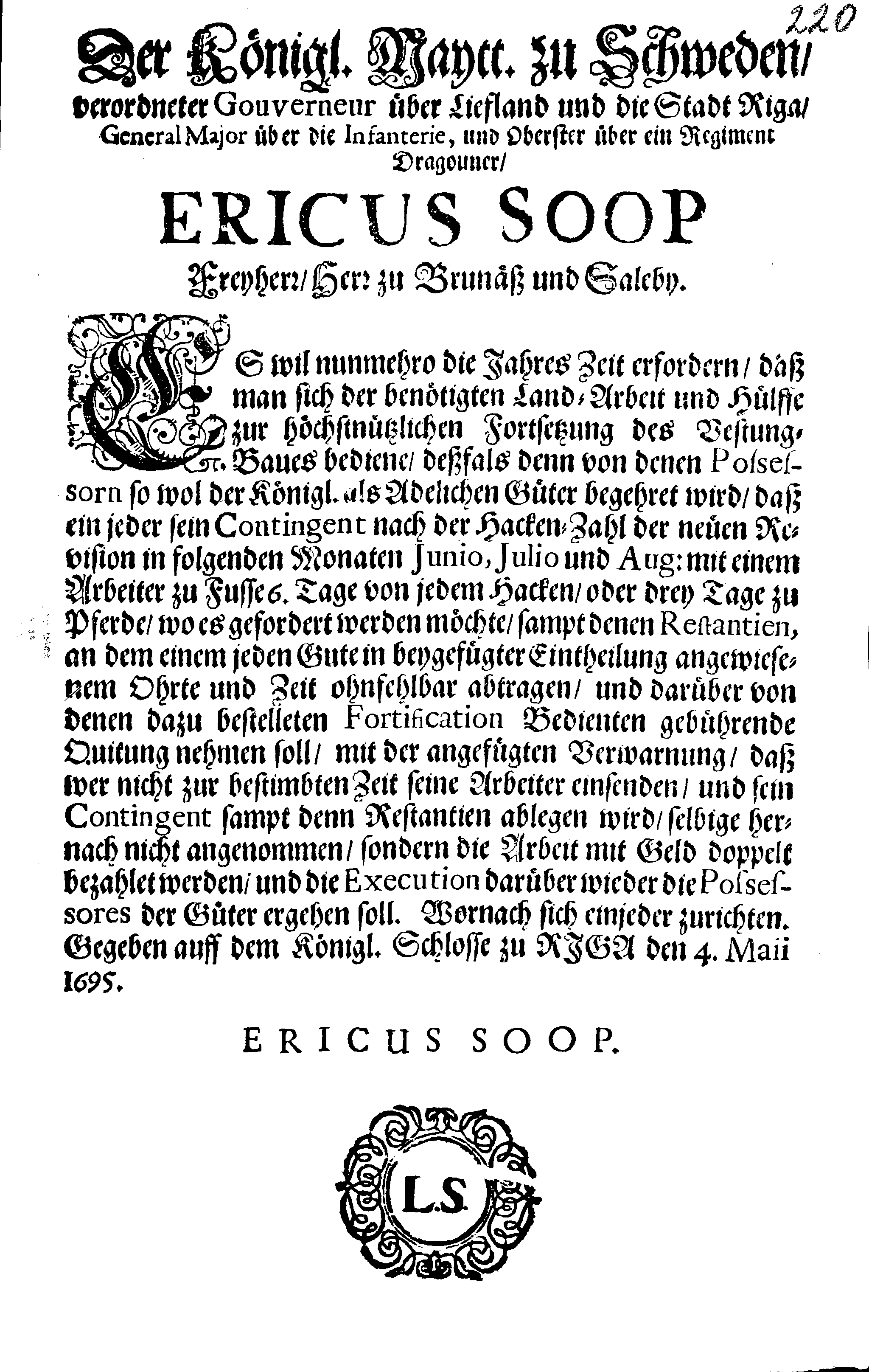 [Erik Soopi korraldus]