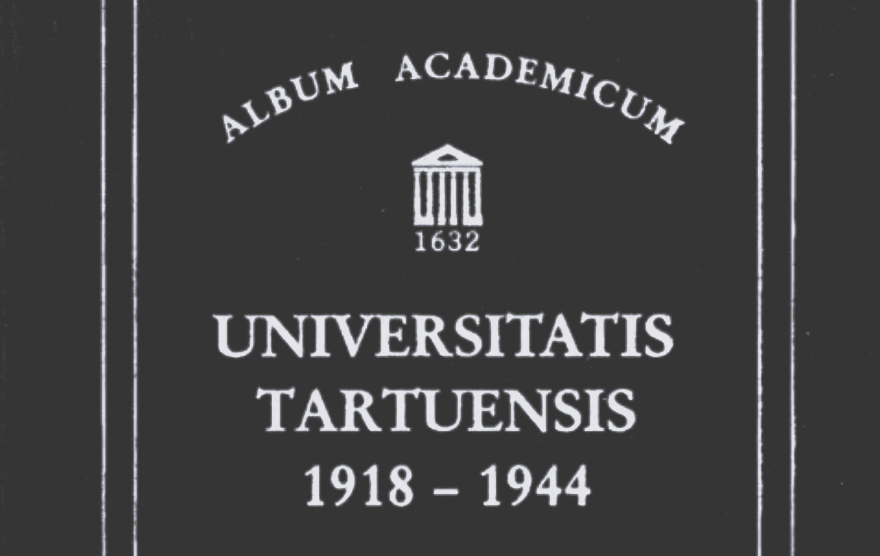 Album Academicum Universitatis Tartuensis 1918–1944